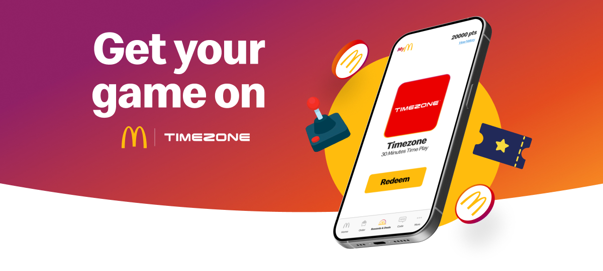 mymacca's partner rewards, timezone rewards, mymacca's rewards points