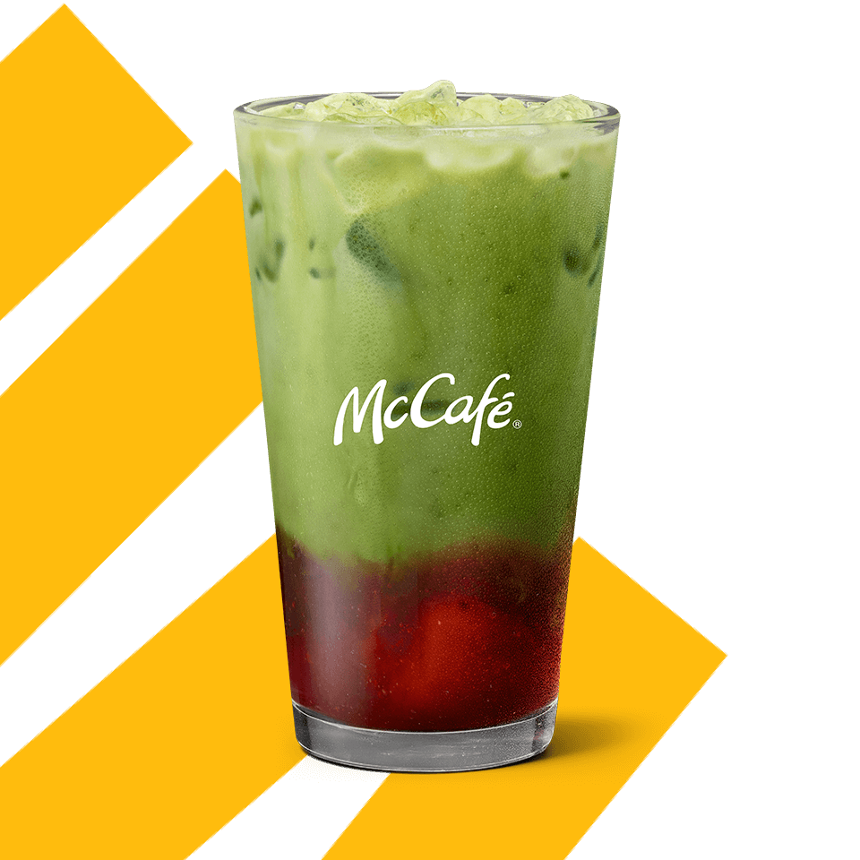 Strawberry Matcha Iced Latte