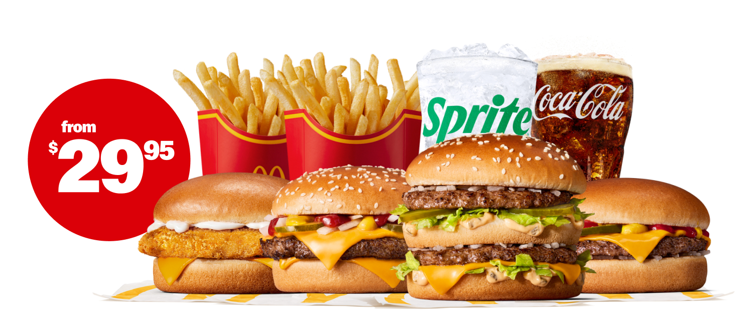 Bundles for sharing, mcdonalds deals, mcdonald's bundles, mcdonald's family bundle, big breakfast deal, mcdonalds bundle meals, mcdonalds value deals