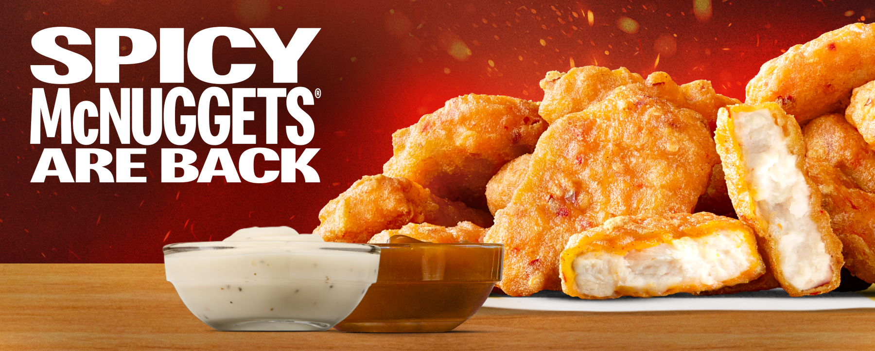 Spicy Chicken McNuggets are back, but only for a limited time.