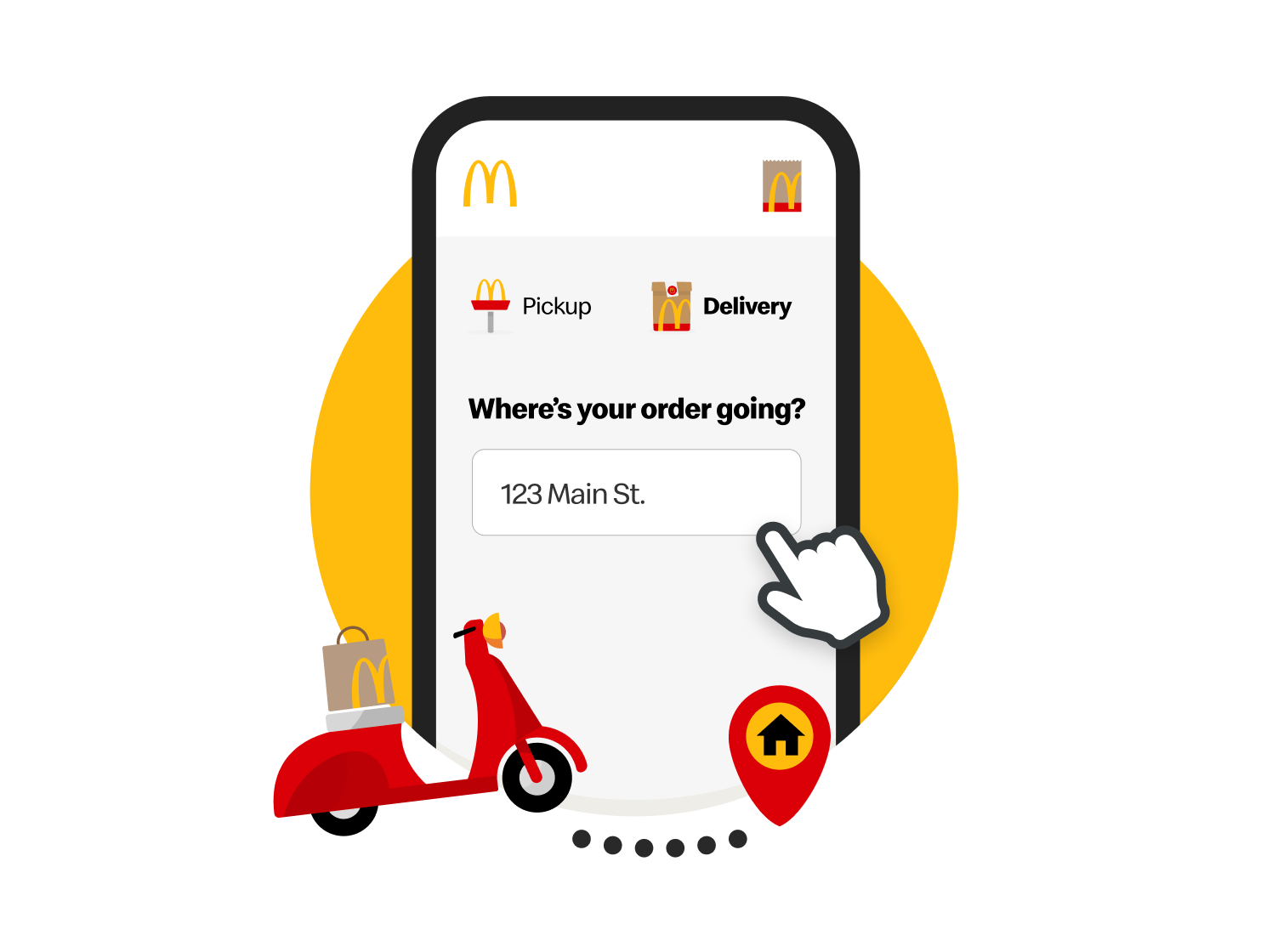 Enter Delivery address how to get mcdonald's delivery, how do i order mcdonald's delivery, maccas home delivery