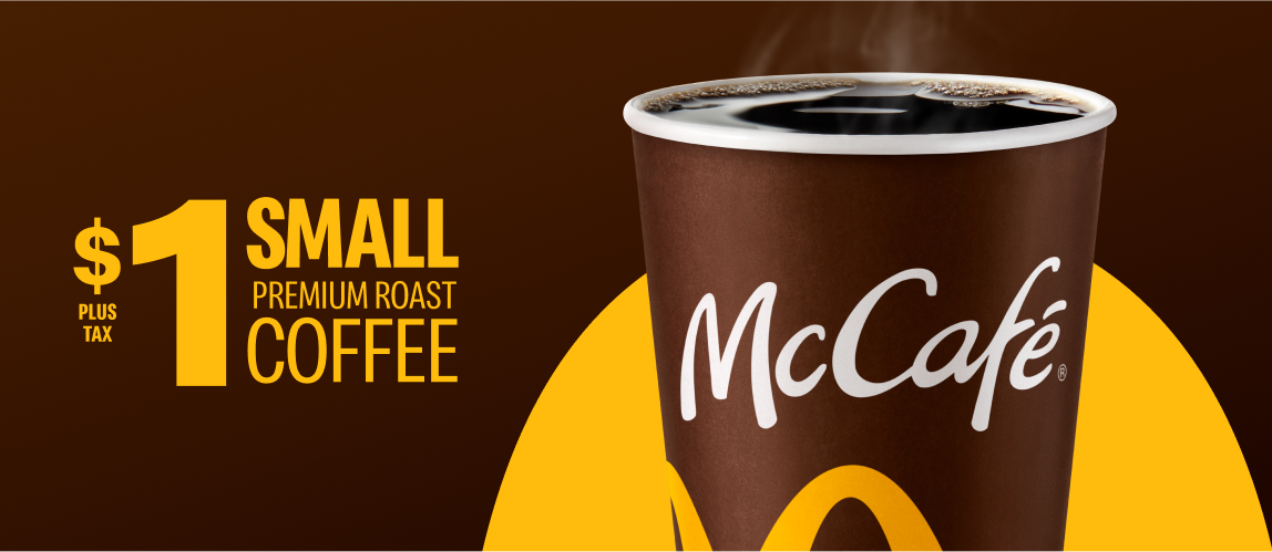 A cup of McCafé® coffee.