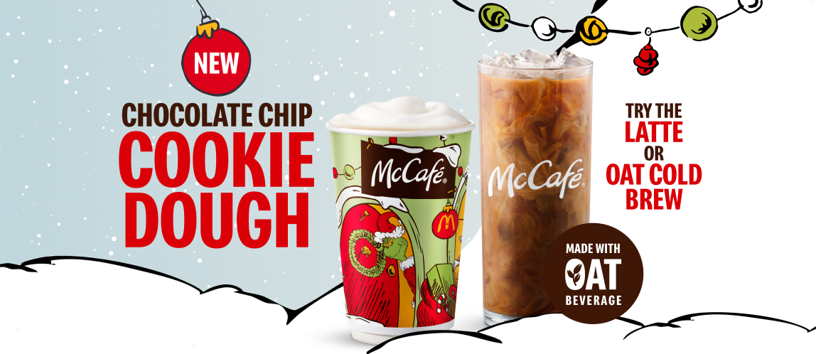 Chocolate Chip Cookie Dough Latte or Oat Cold Brew