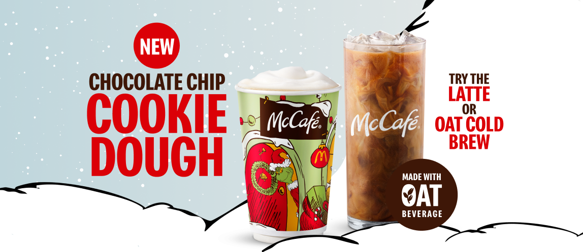 Chocolate Chip Cookie Dough Latte or Oat Cold Brew