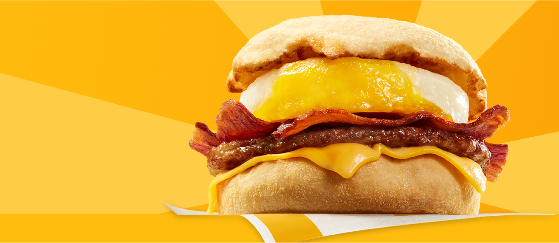 A Mighty McMuffin® Sandwich
