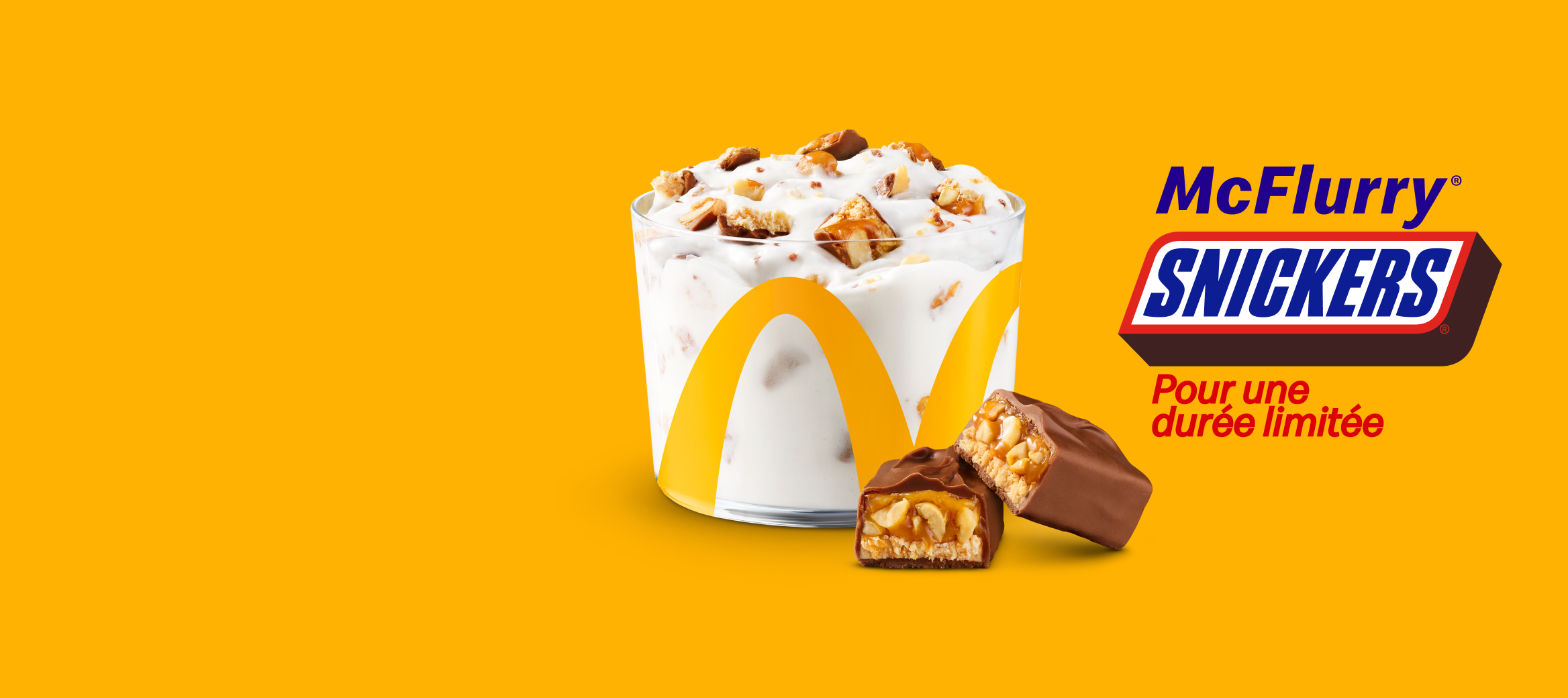 McFlurry® SNICKERS®, pour une durée limitée