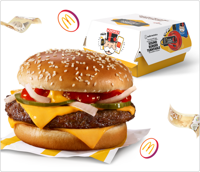 Quarter Pounder sandwich