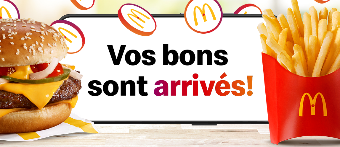 Vos bons sont arrivés!