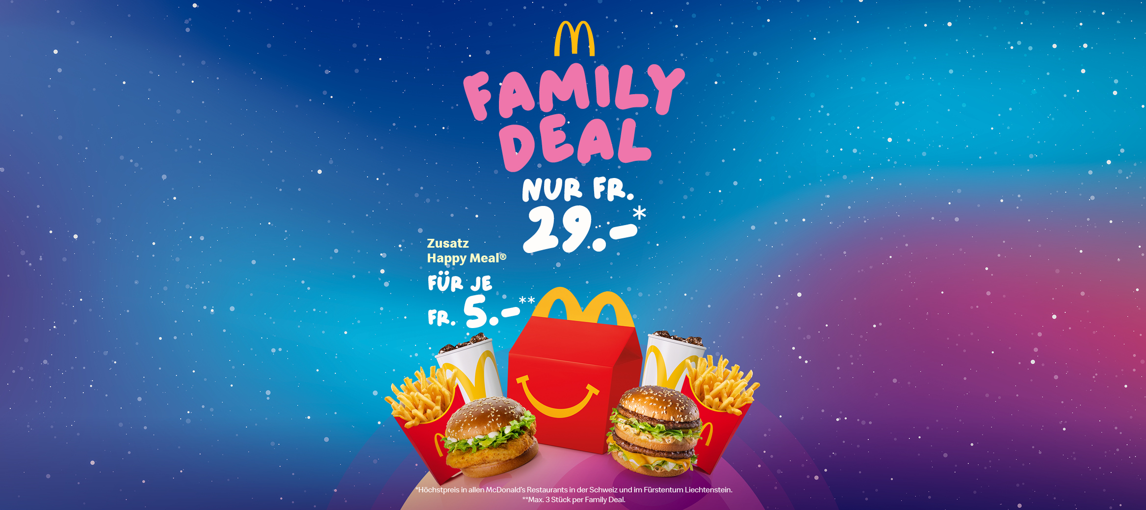 Family deal 2 menu