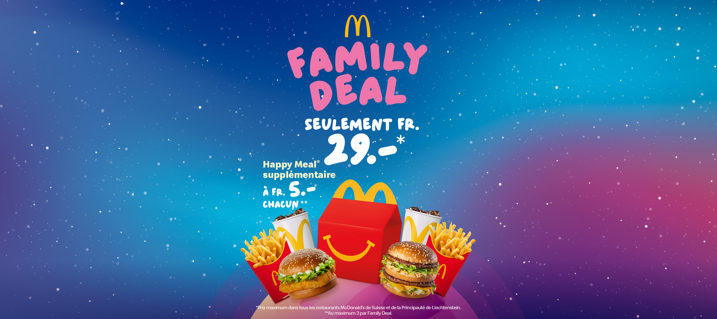 Family deal 2 menu medium