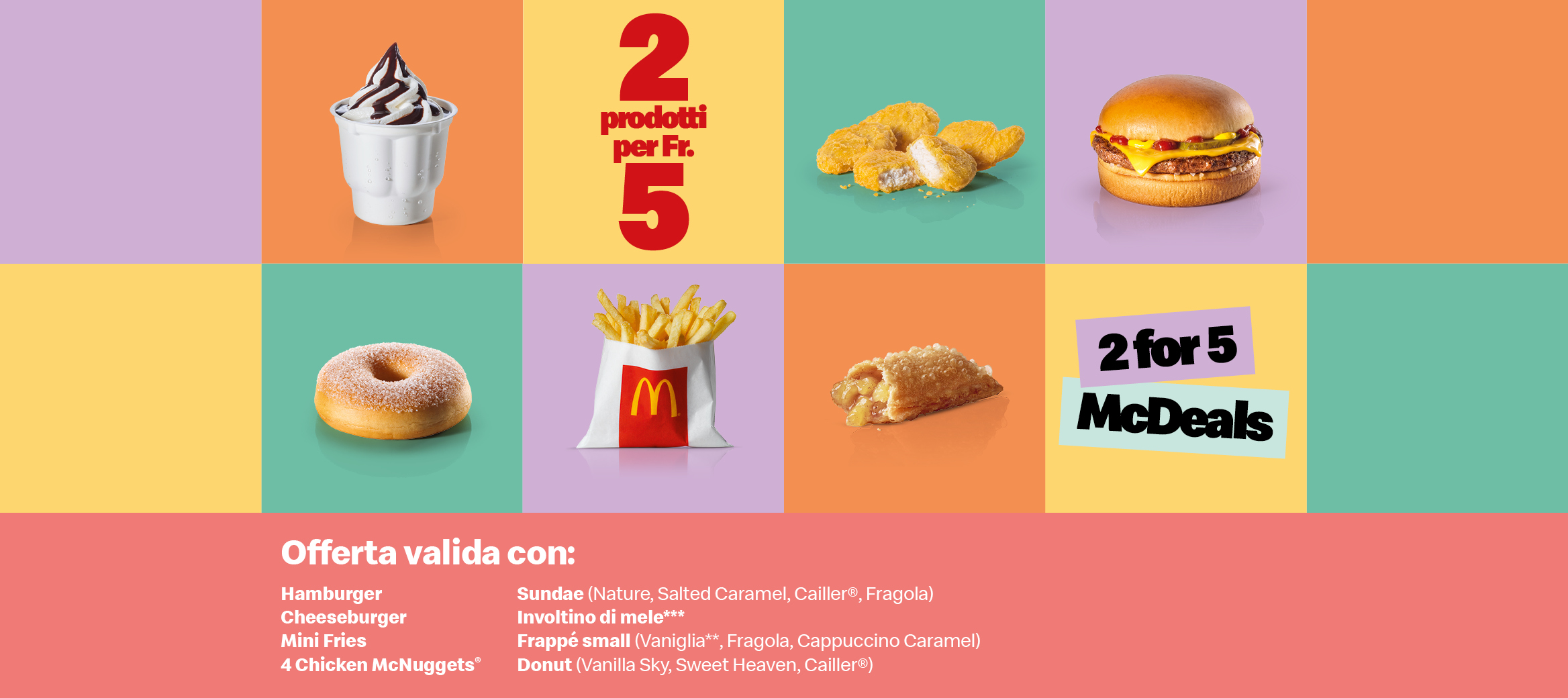 Mc Donald 2 for 5