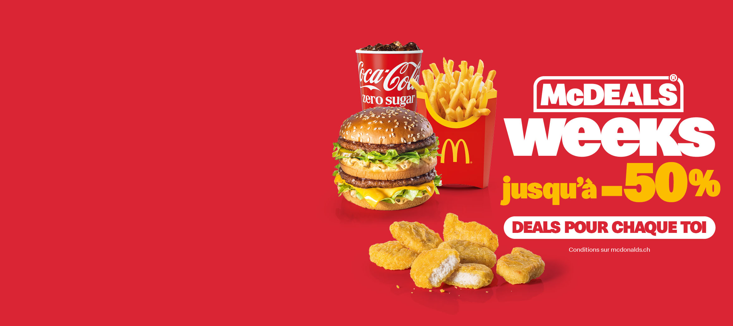 offre McDonald's suisse