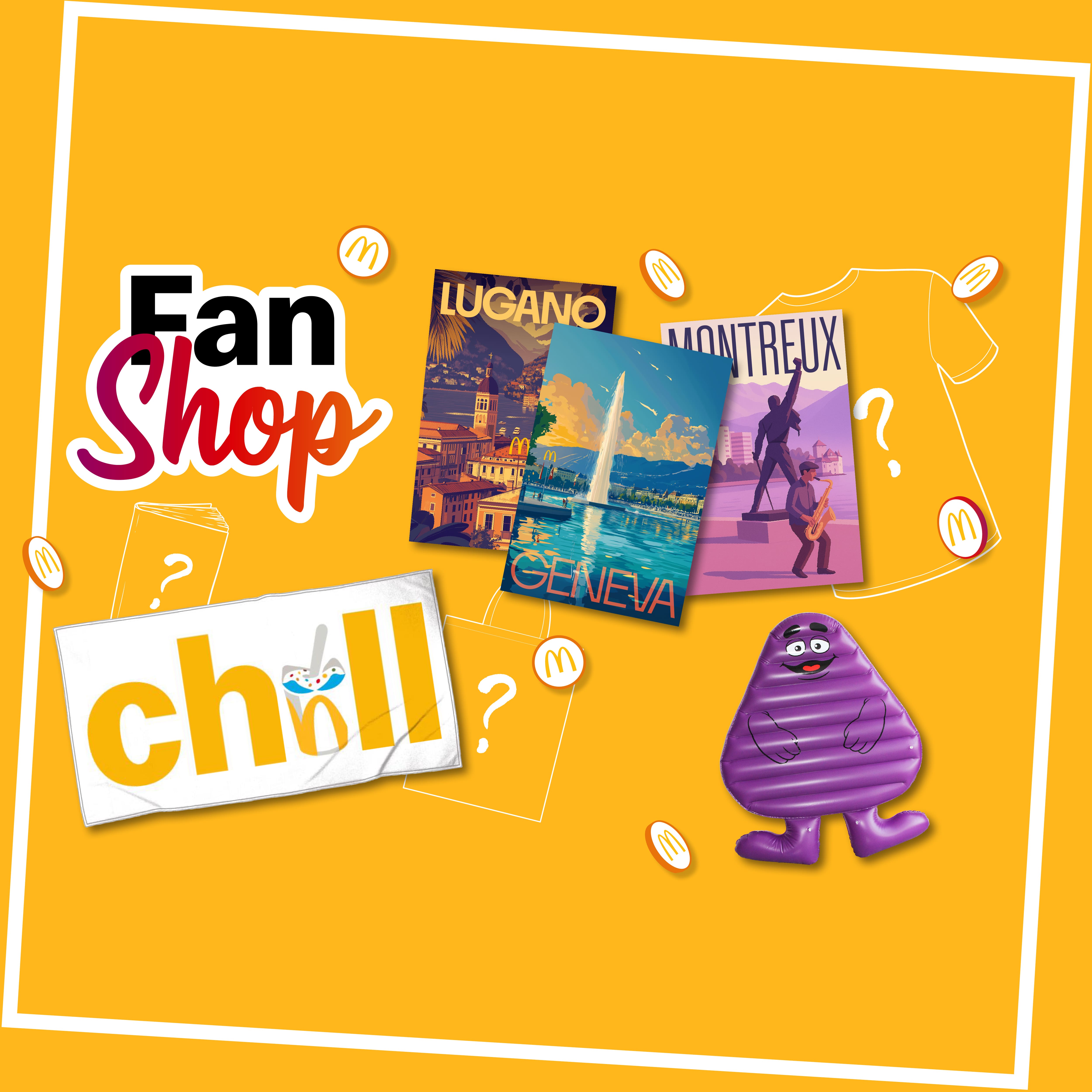 Der McDonald's FanShop in deiner App!