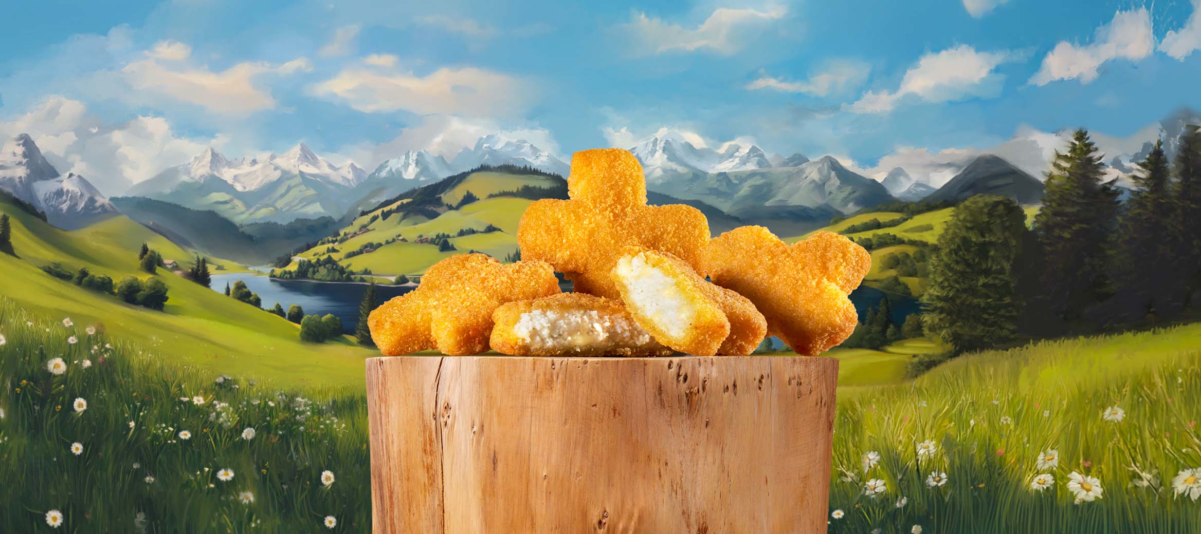 Chicken & Gruyère AOP Crosses