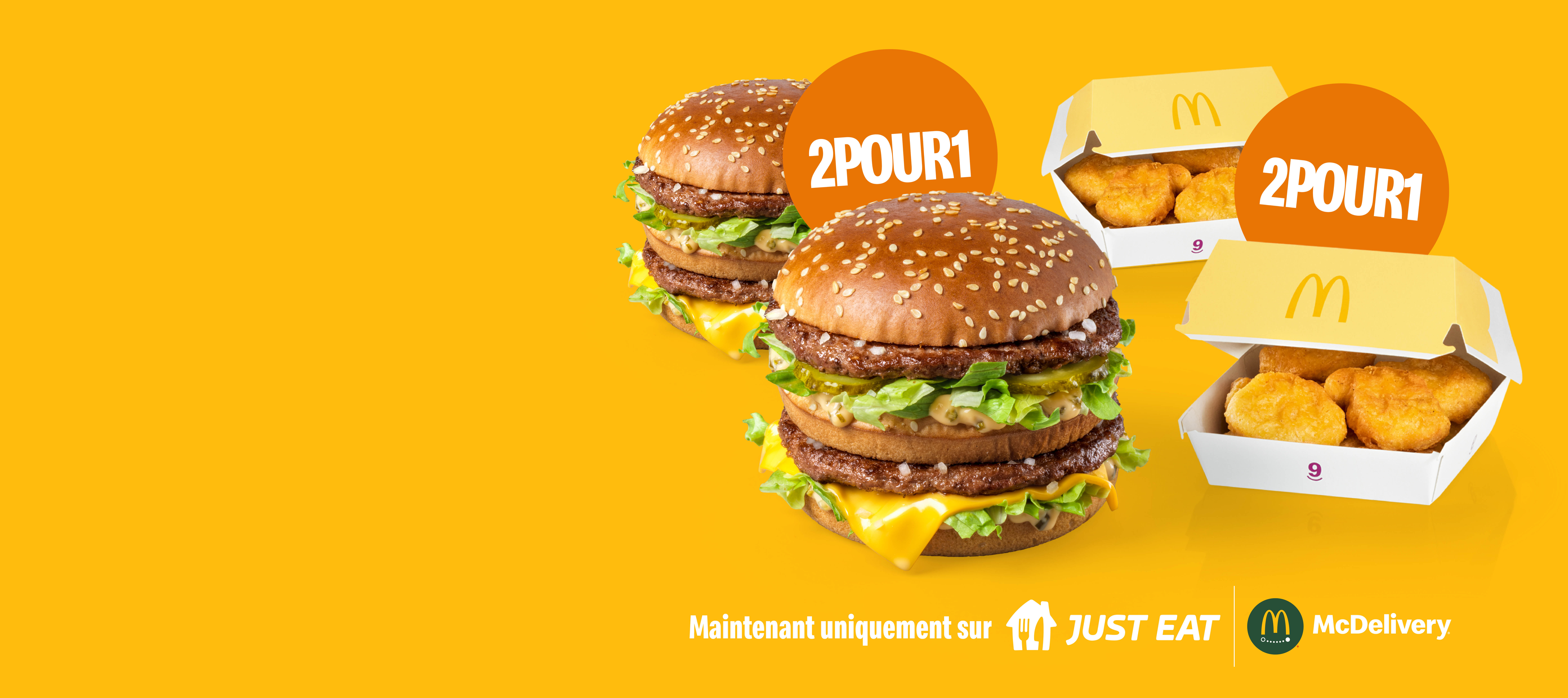 livraison à domicile McDonald's
