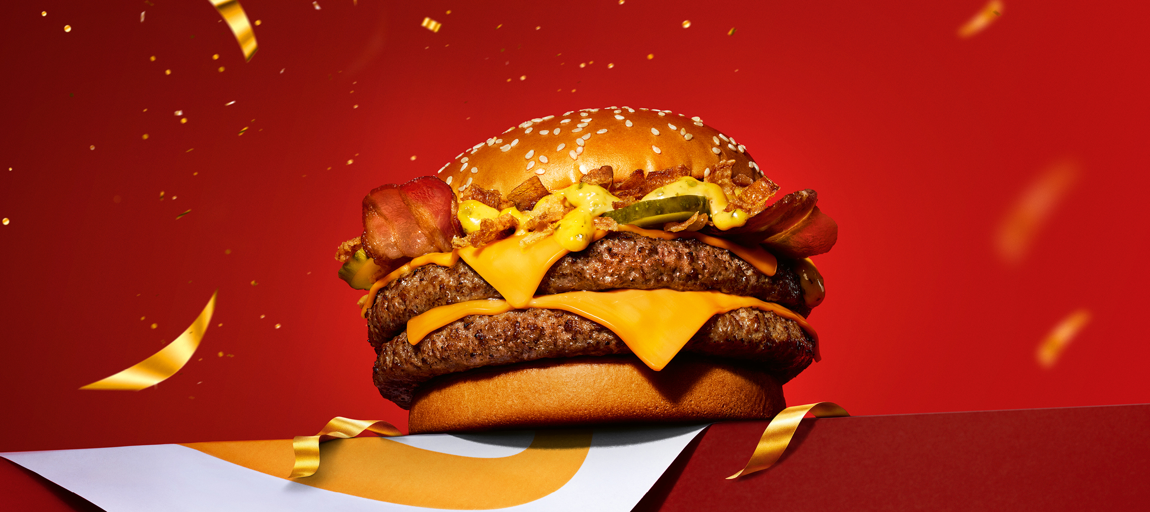 nouveau burger mcdonald's : Double Royal Crispy Onions & Bacon