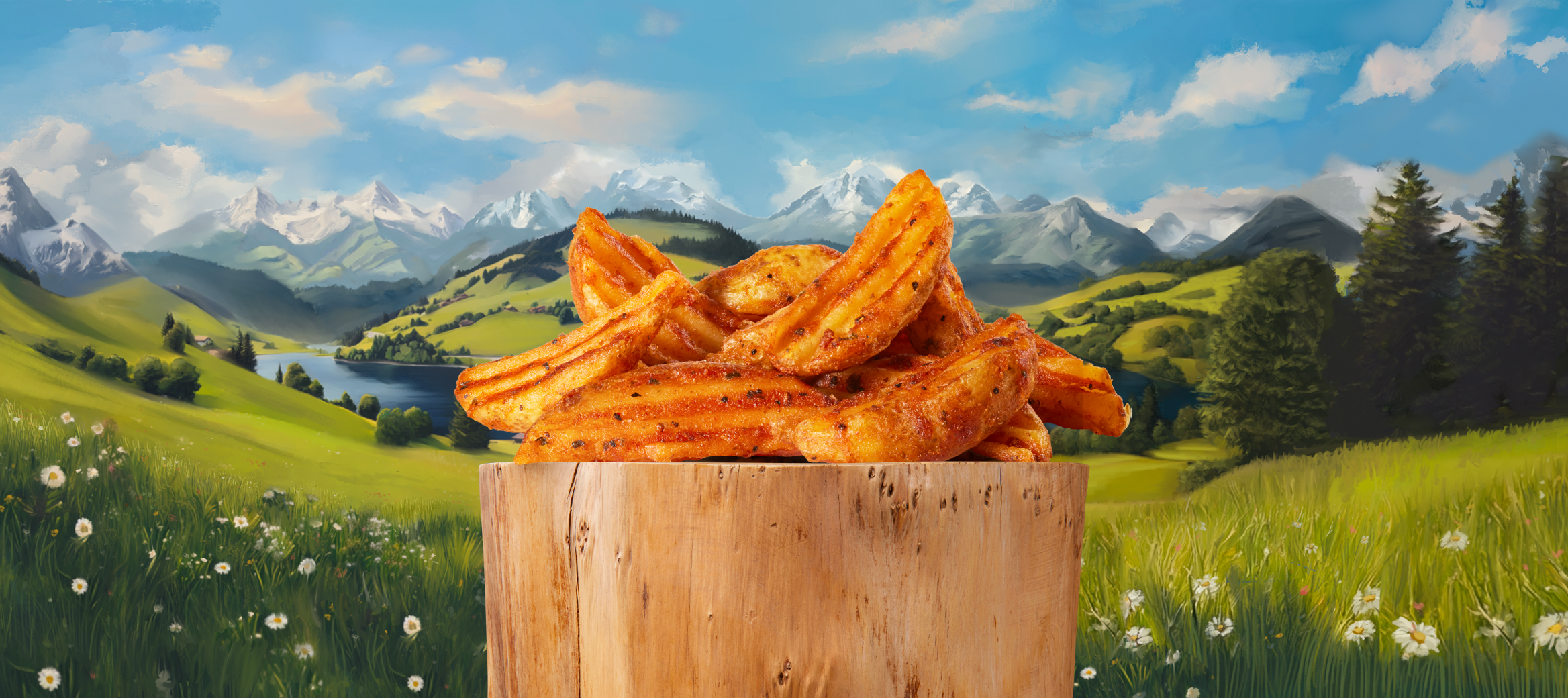 BBQ Crinkle Potatoes