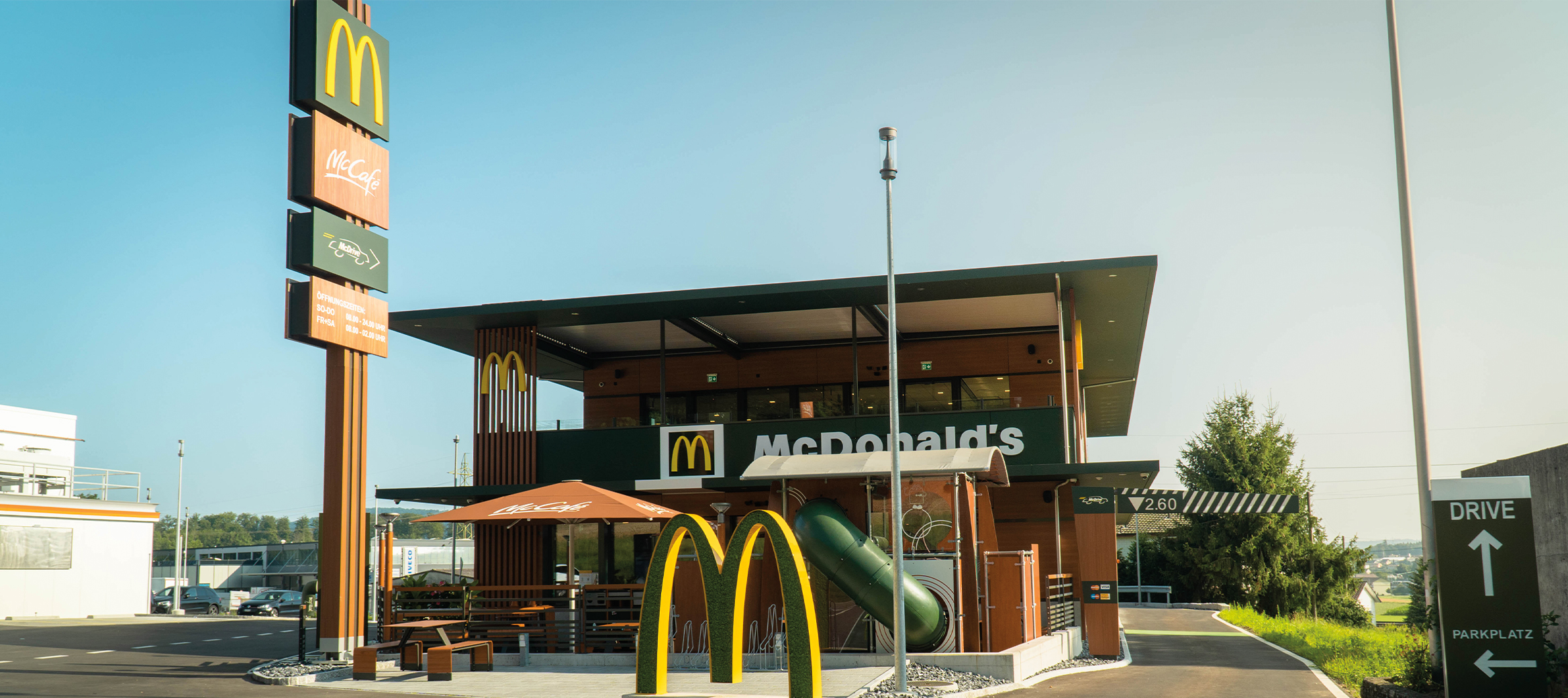 McDonalds Ristorante Hendschiken esterno