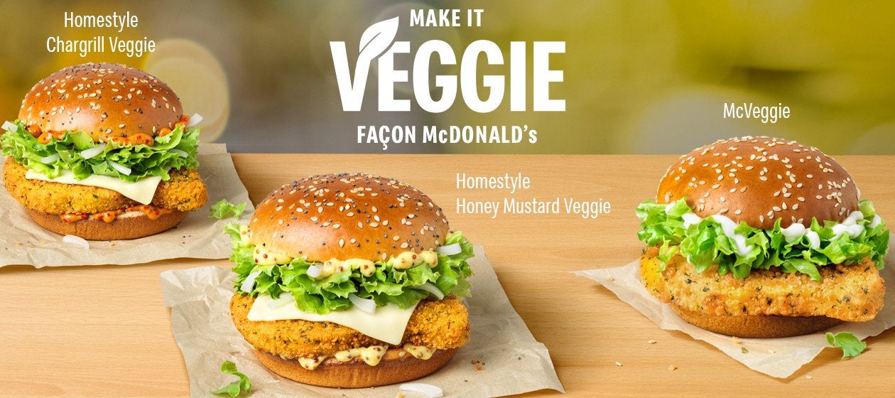 Make it veggie façon McDonald’s