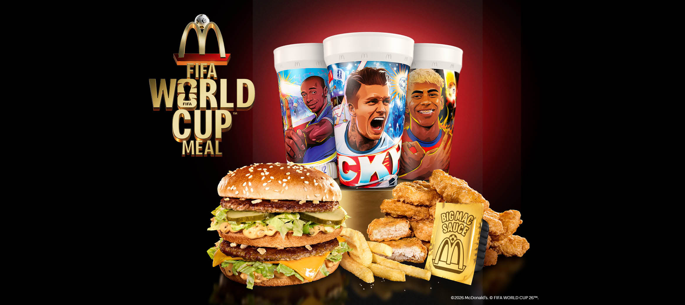 menu McDo Coppa del Mondo 2026
