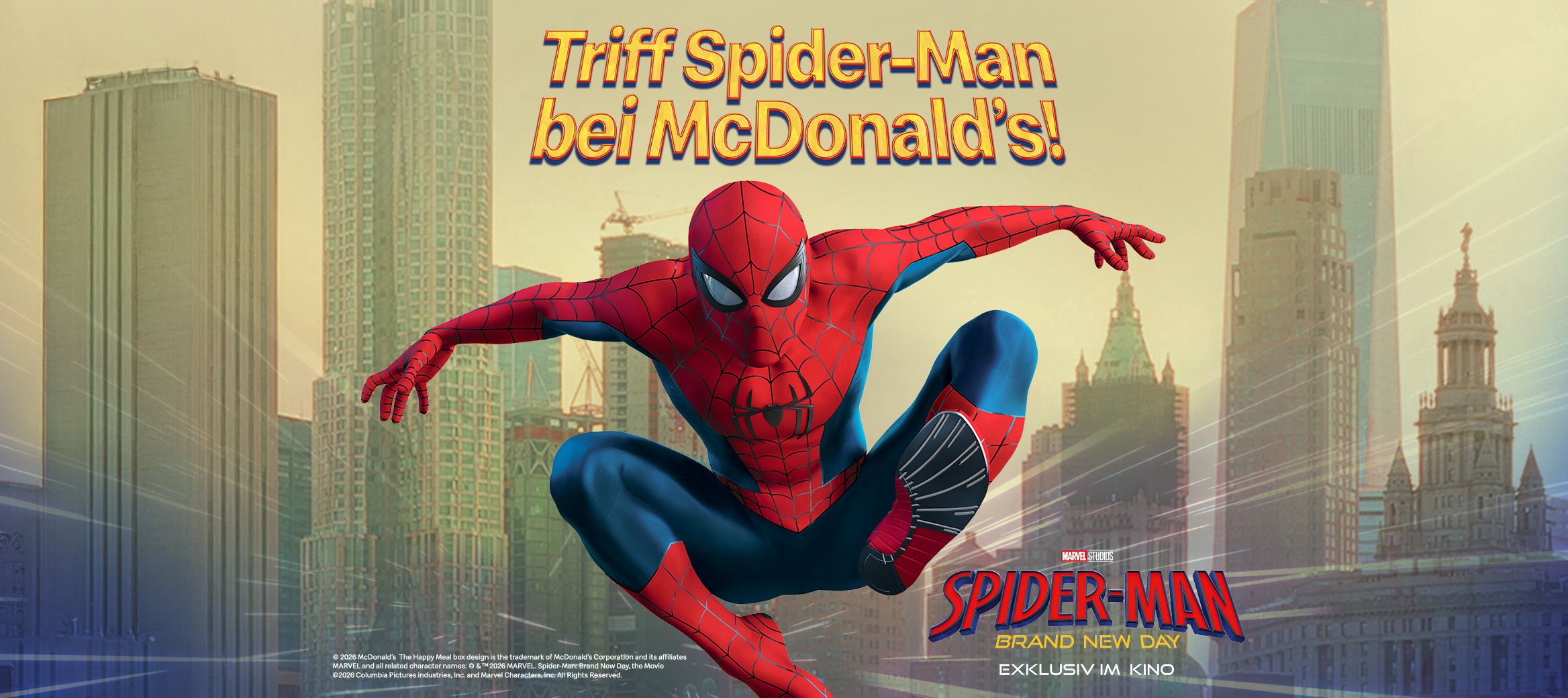Spiderman McDonald's happy meal