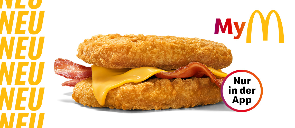 Der Chicken Chicken Stack, nur in der App erhältlich.