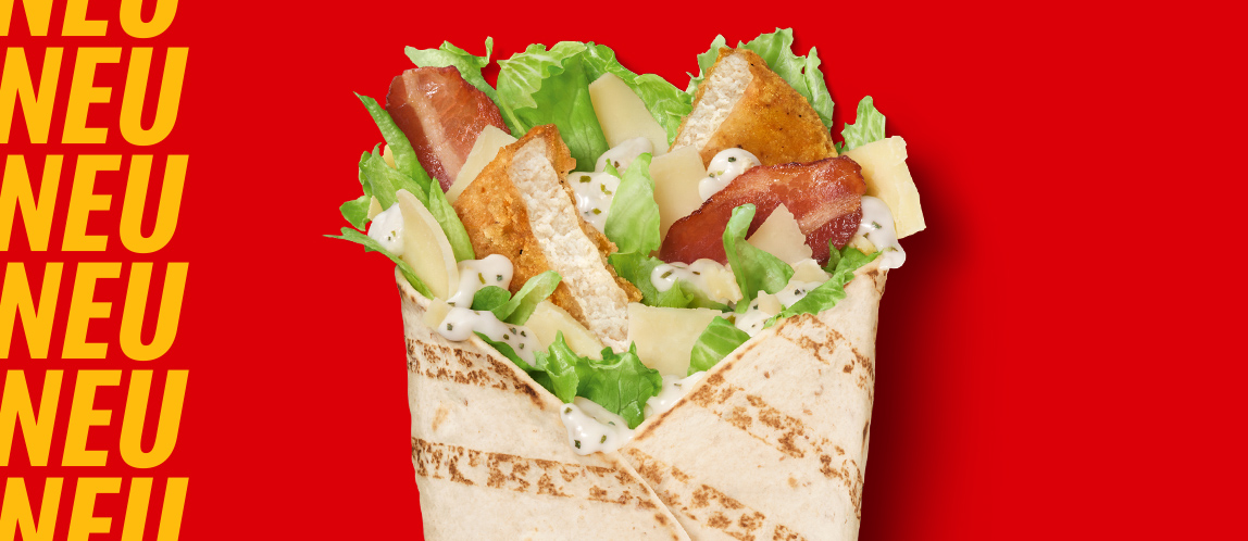 Neu: McWrap® Chicken Caesar Bacon