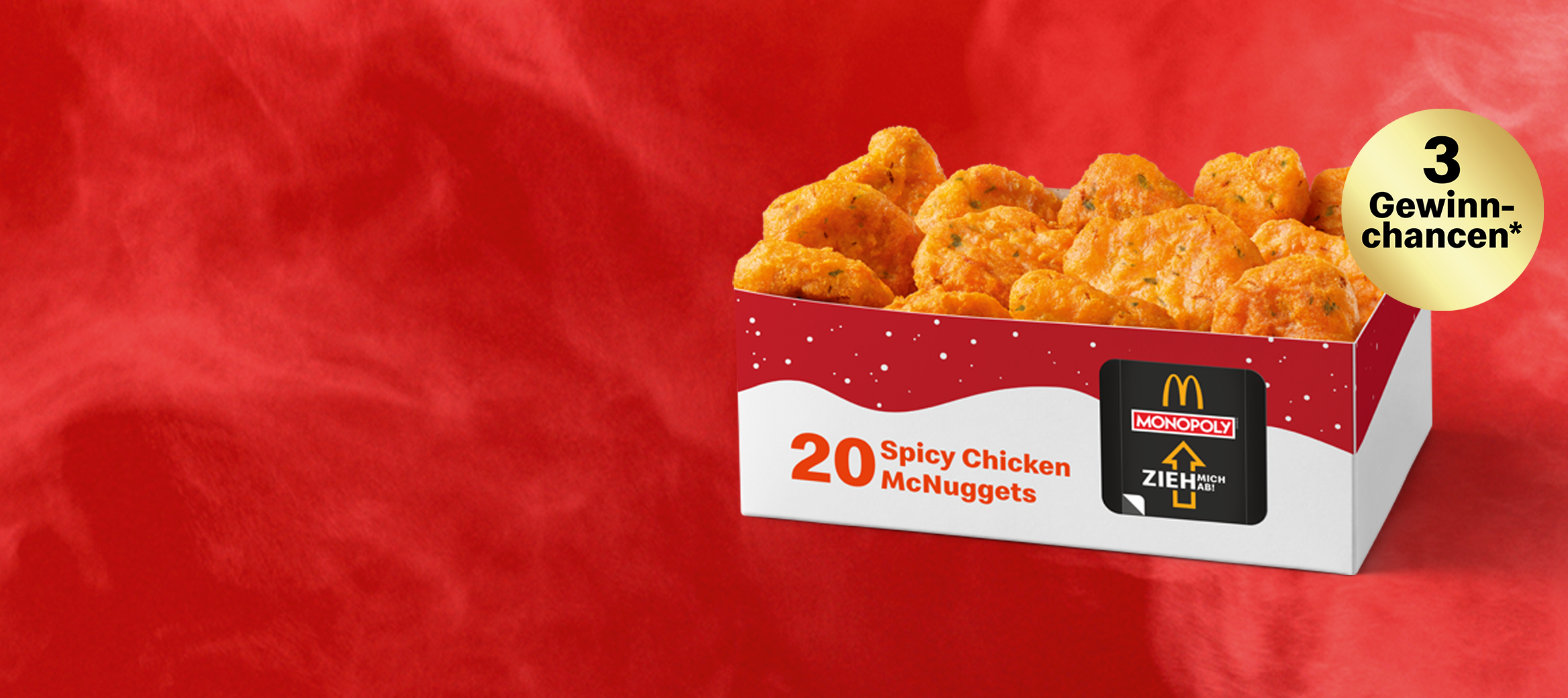 Endlich! Die feurigen Spicy Chicken McNuggets sind zurück.