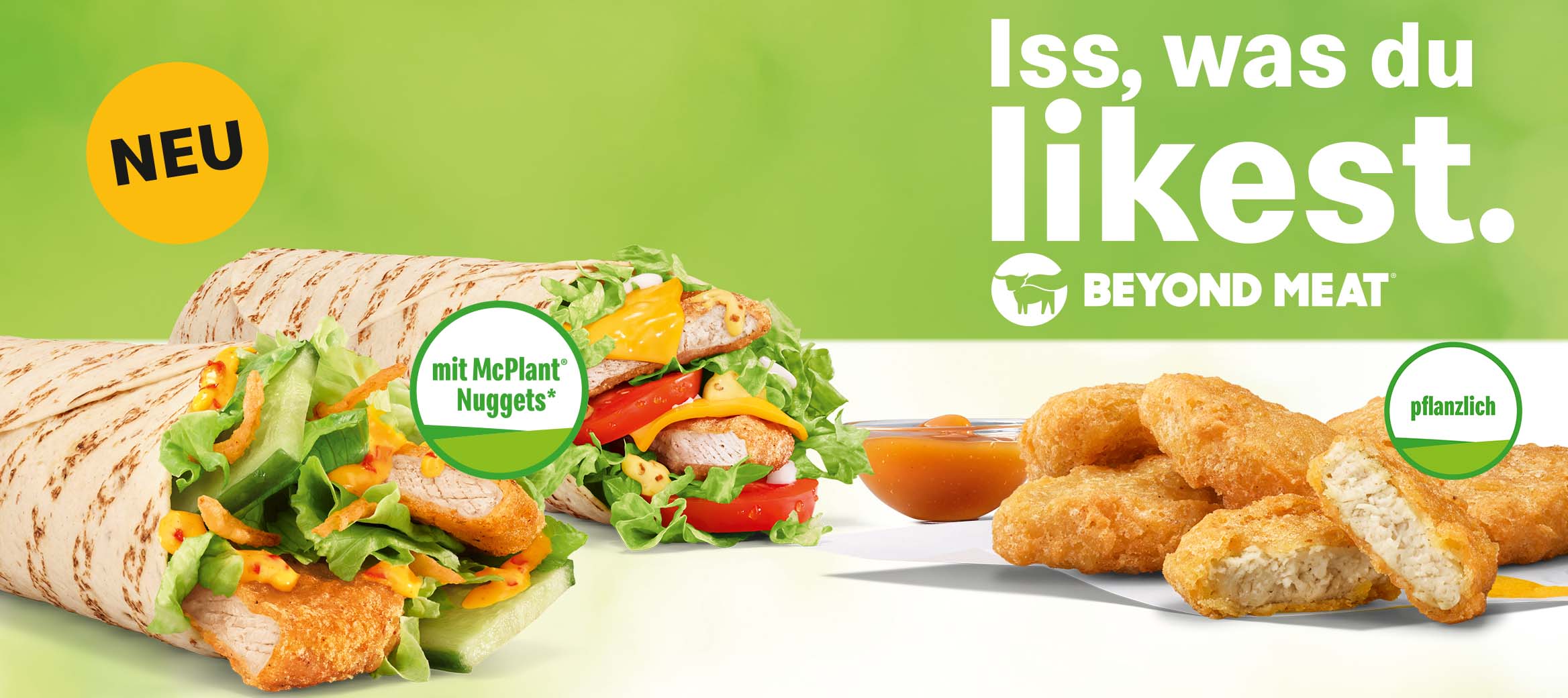 McPlant® Wraps und McPlant® Nuggets