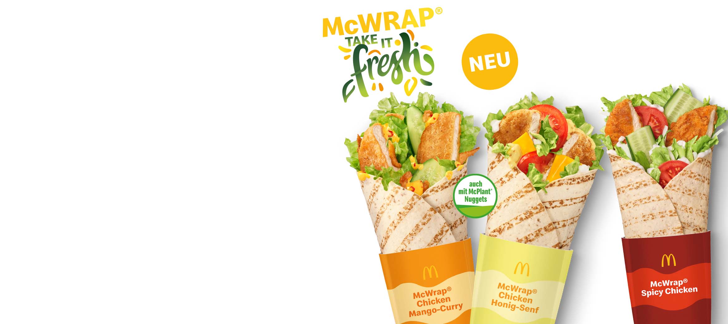 Dein McWrap® – jetzt auch mit McPlant® Nuggets