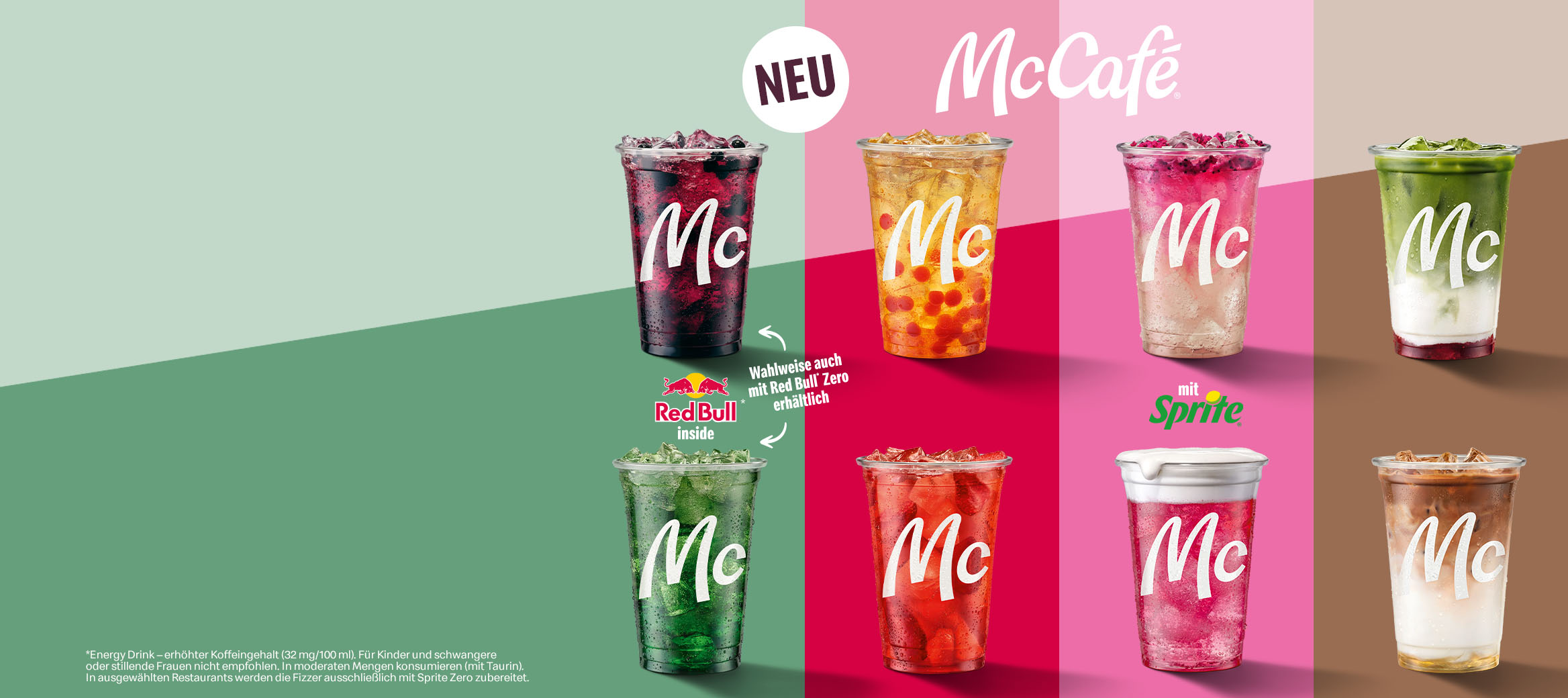 Die neuen McCafé Drinks & Sweets!