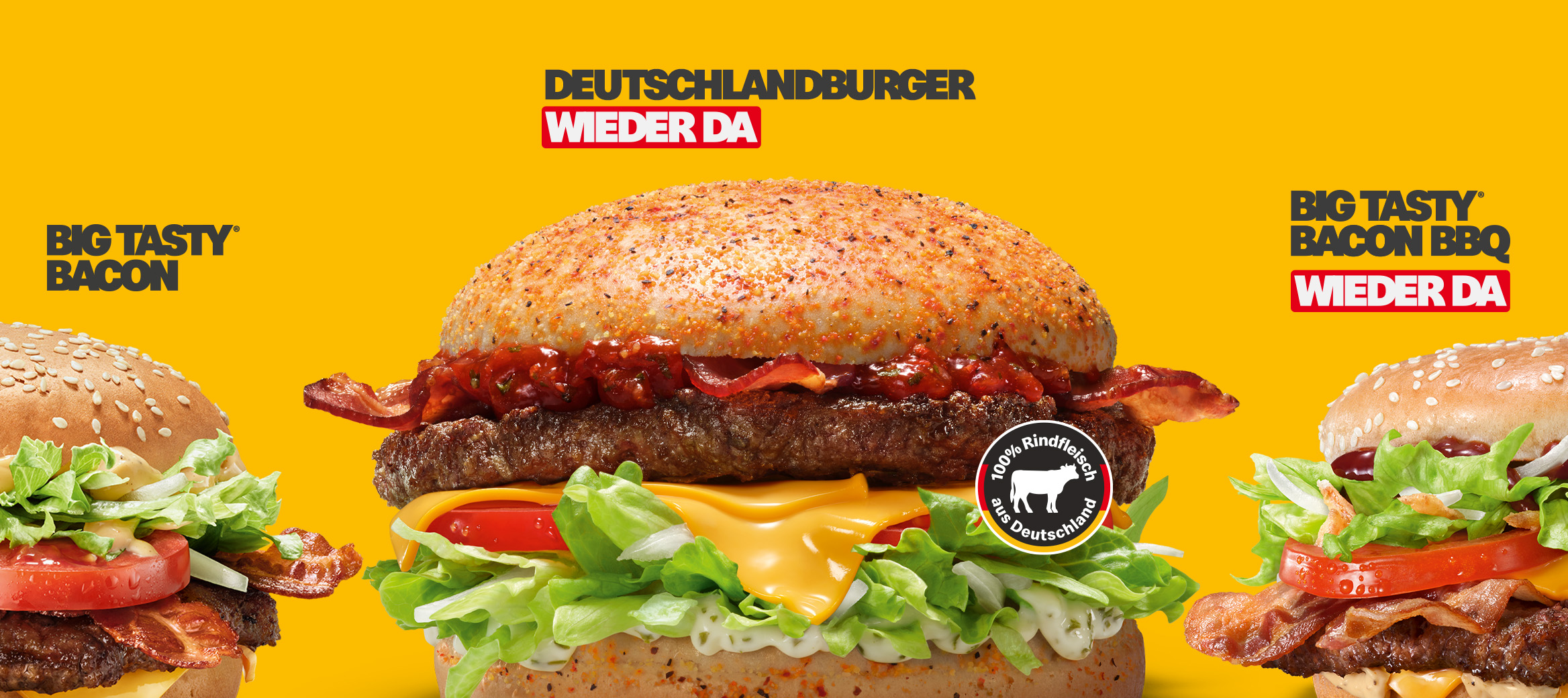Groß. Größer. Unsere größten Burger.