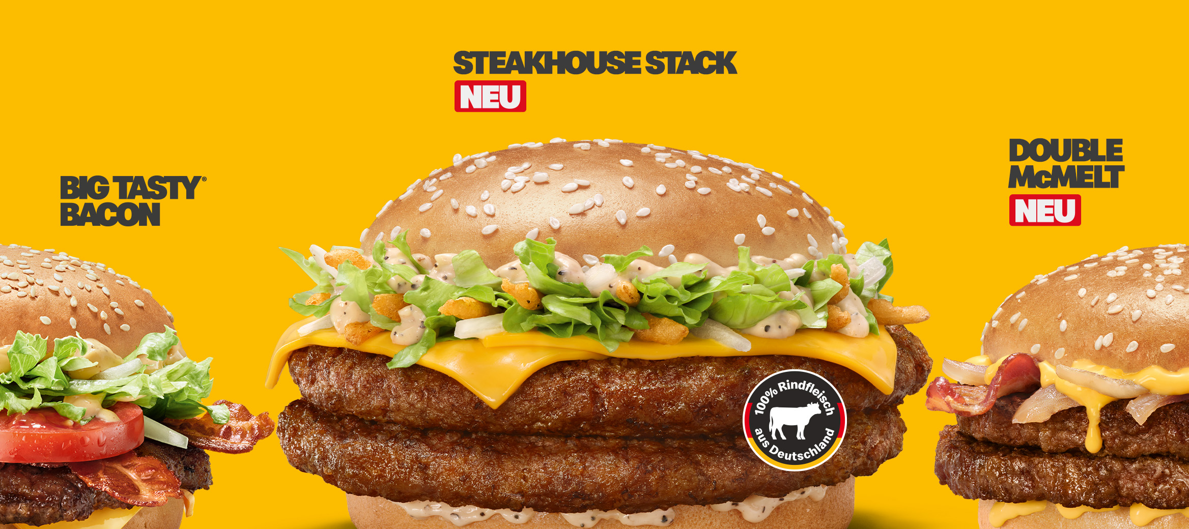 Groß. Größer. Unsere größten Burger.
