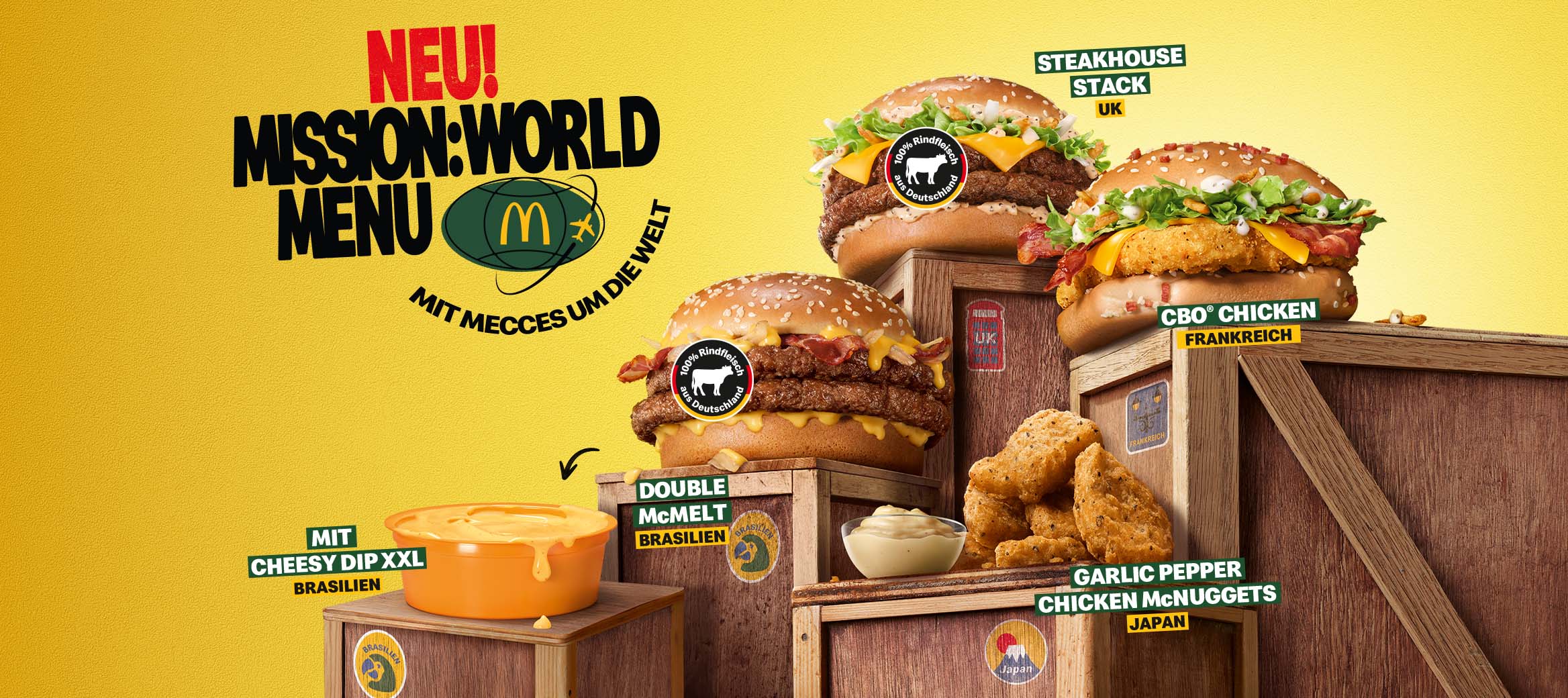  Mission: World Menu. Produkte aus 16 verschiedenen Ländern entdecken