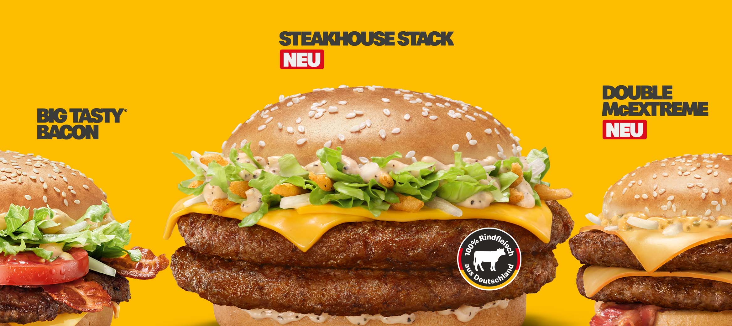 Groß. Größer. Unsere größten Burger.