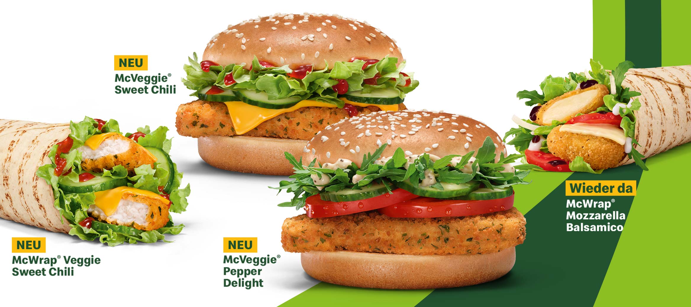 100% McDonald's Geschmack. Jetzt auch dauerhaft in veggie.