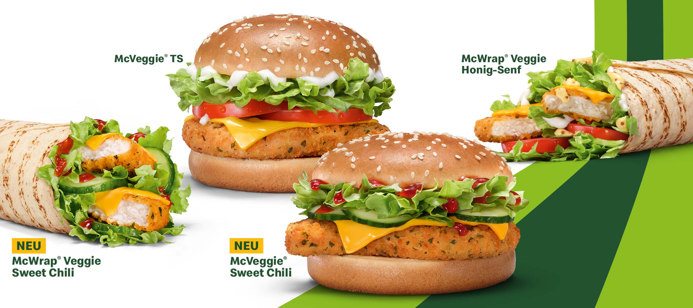100% McDonald's Geschmack. Jetzt auch dauerhaft in veggie.