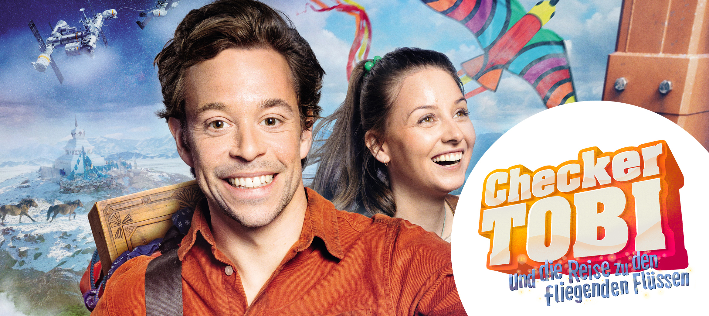 5 x 4 Kinotickets für „Checker Tobi und die Reise zu den fliegenden Flüssen“ zu gewinnen