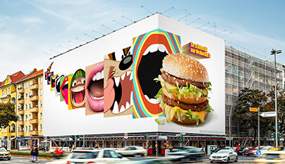 Big Mac Kampagne OOH Motiv 1