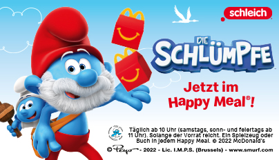 Die Schlümpfe im Happy Meal