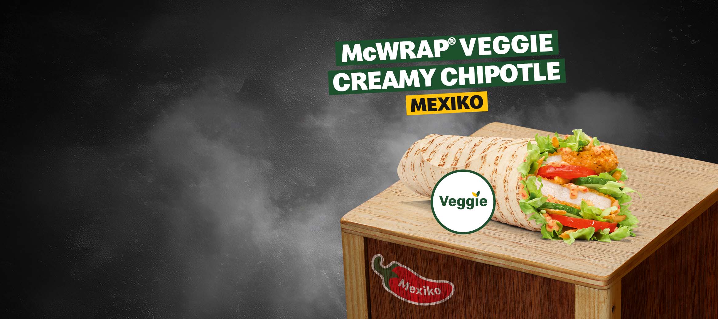 McWrap® Veggie Creamy Chipotle aus Mexiko