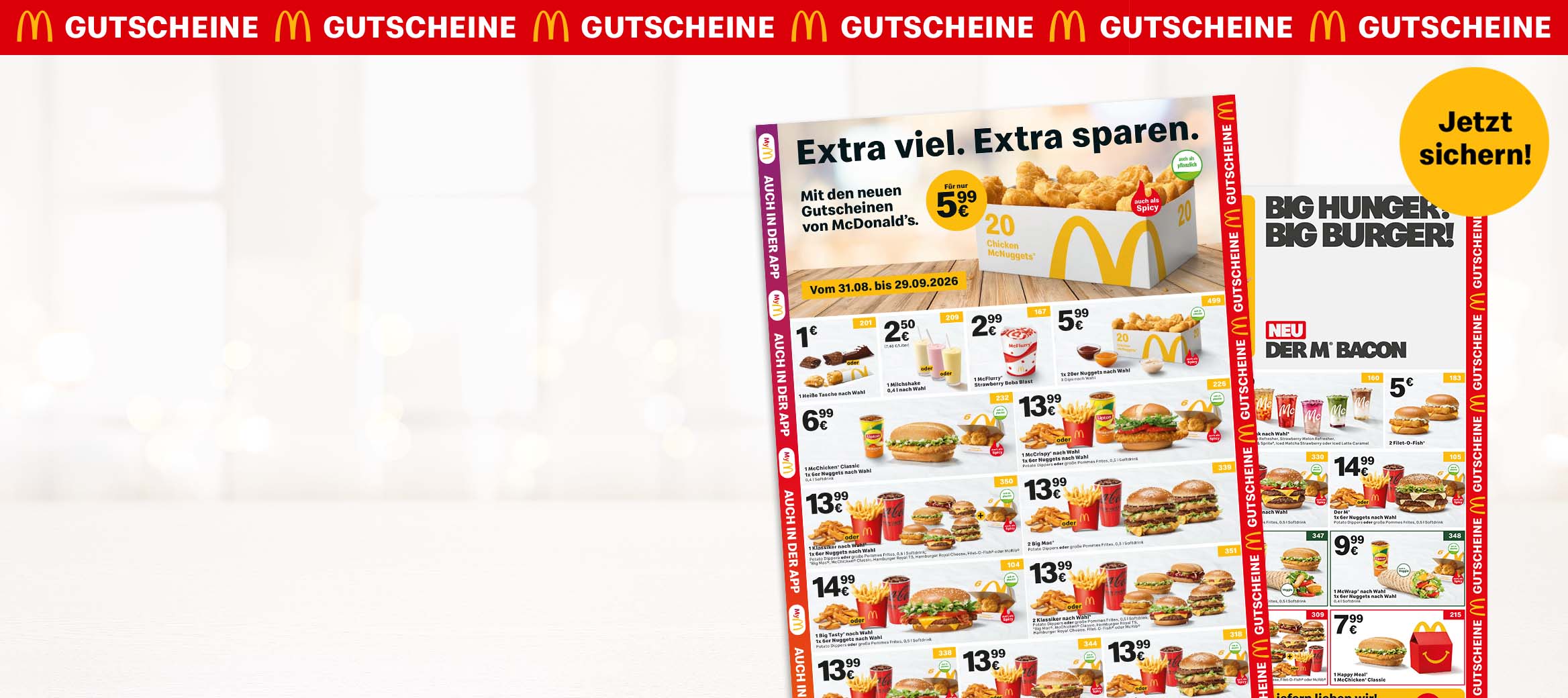 Endlich wieder Gutscheine!