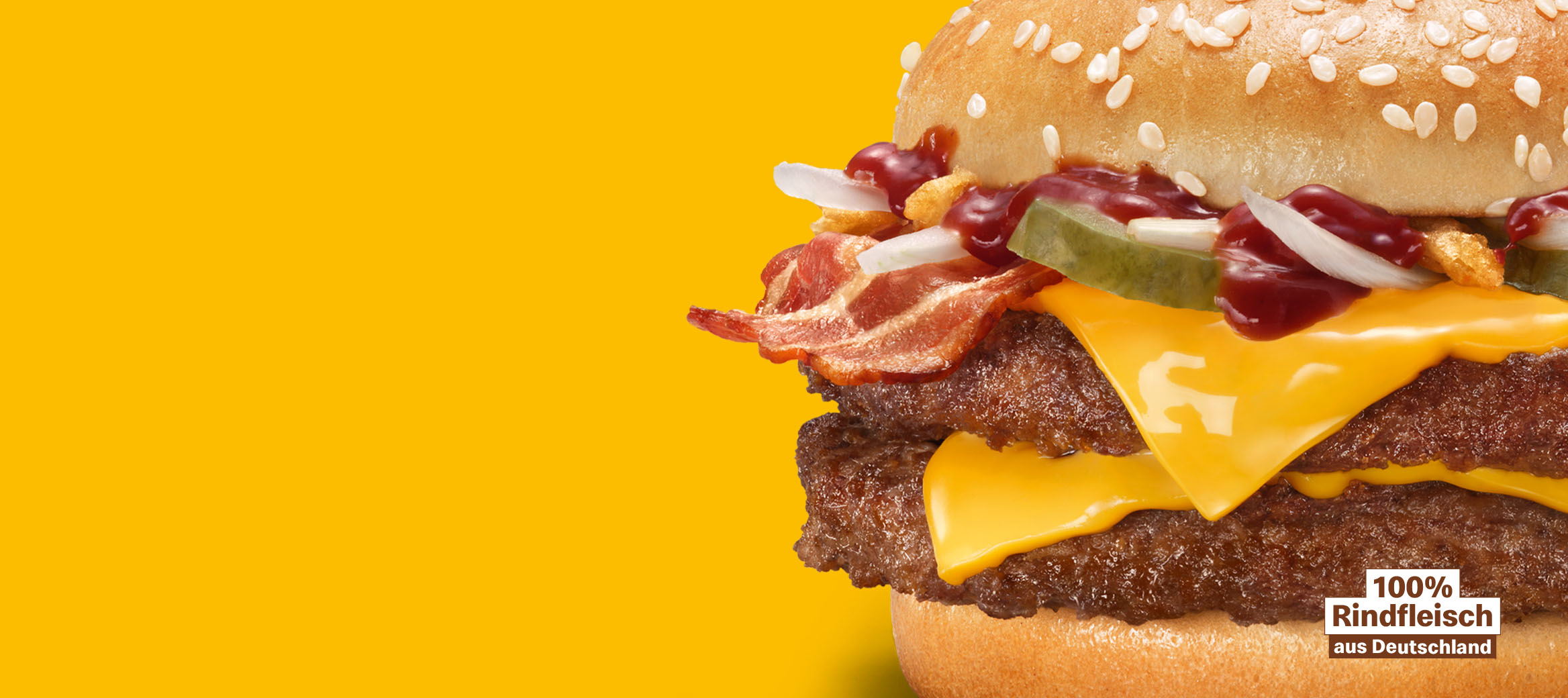 Double Hamburger Royal Bacon BBQ