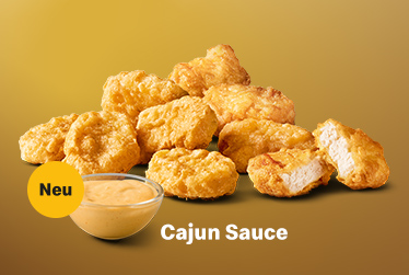 McNuggets mit neuer Cajun Sauce