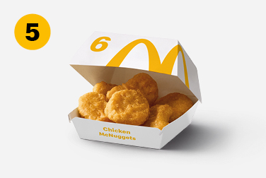 Abbildung: Chicken McNuggets® 6er