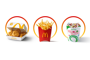 6 Chicken McNuggets®, Pommes Frites groß, McFlurry® deiner Wahl