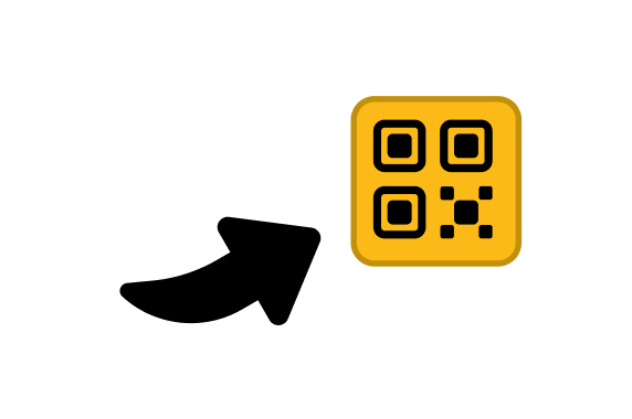 Ein Pfeil weist auf den Code in der App hin