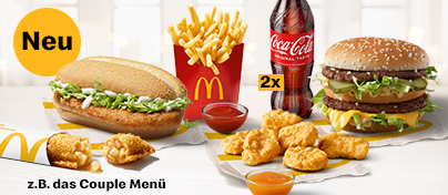 Abbildung: Big Mac®, Pommes Frites groß und Coca-Cola®