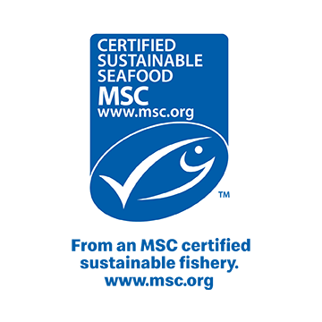 From an MSC certified sustainable fishery