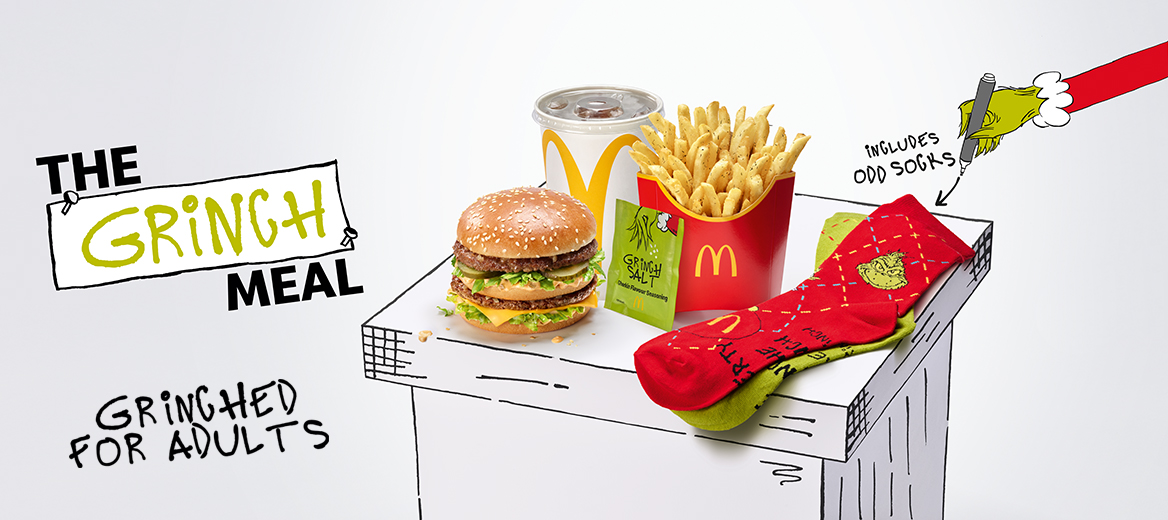 The Grinch’s new meal has arrived